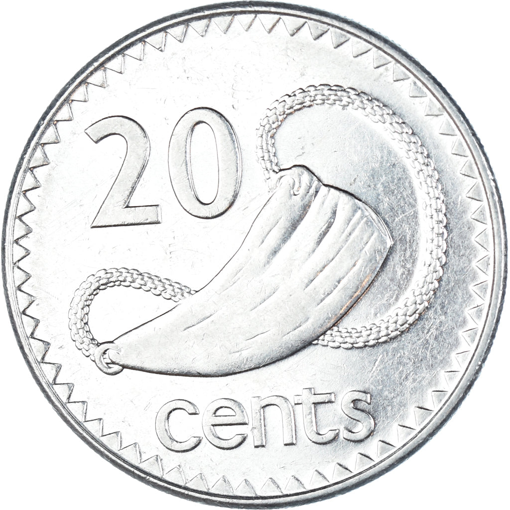 Monnaie, Fidji, 20 Cents, 1998