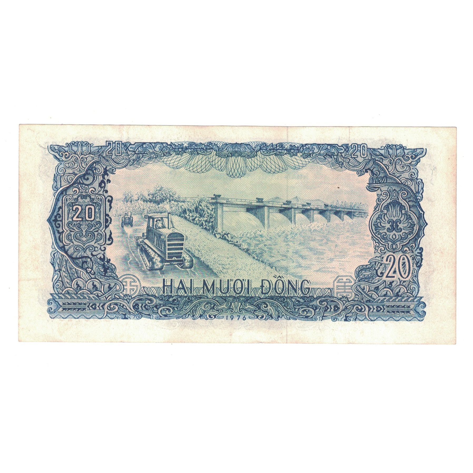Banknote, Vietnam, 20 D<ox>ng, 1976, KM:83a, EF(40-45)