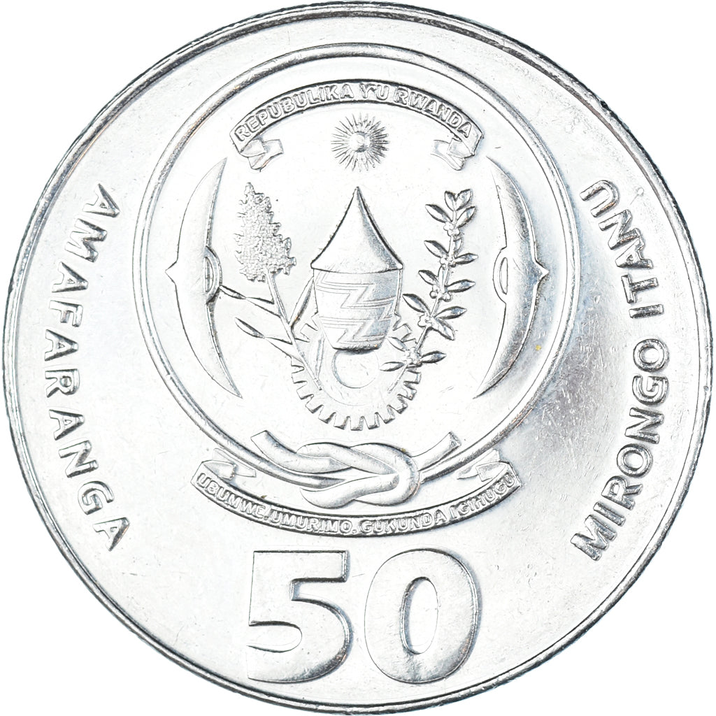 Monnaie, Rwanda, 50 Francs, 2011