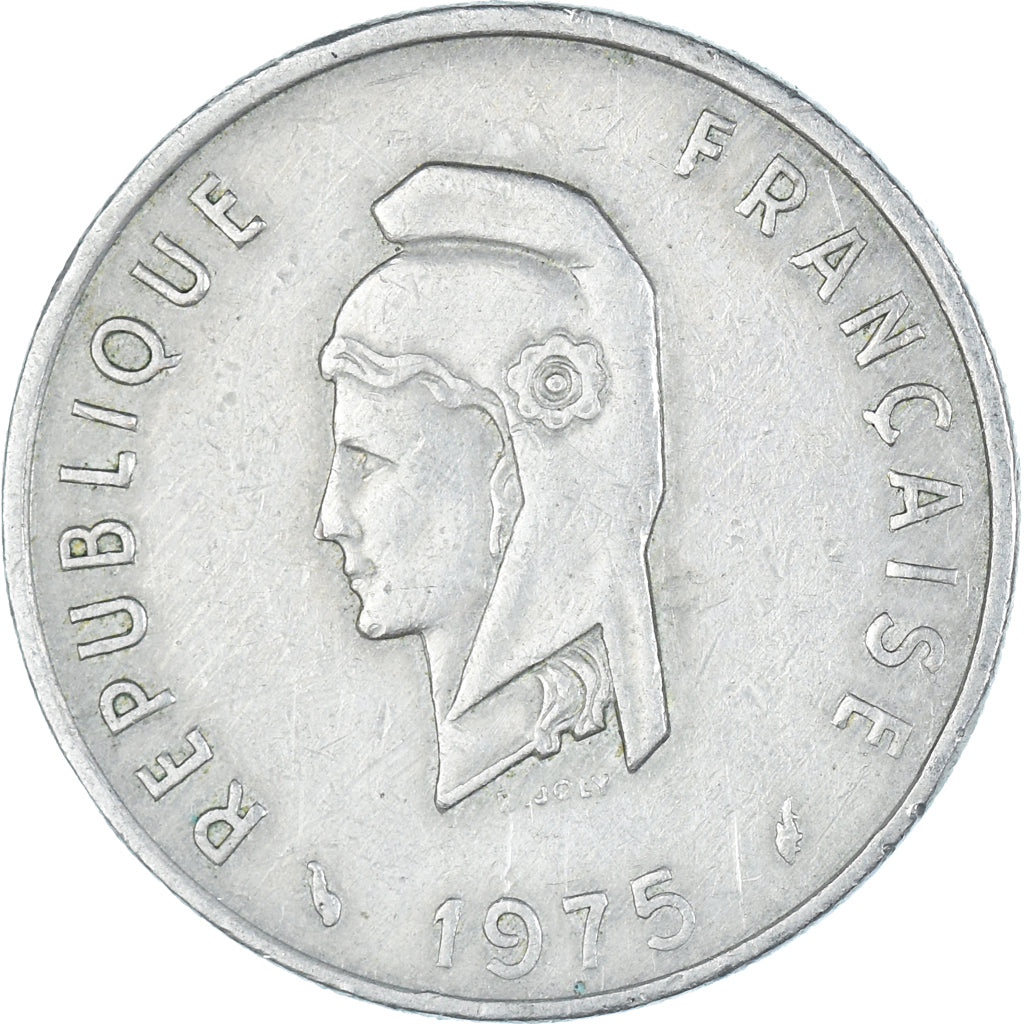 Coin, FRENCH AFARS & ISSAS, 50 Francs, 1975