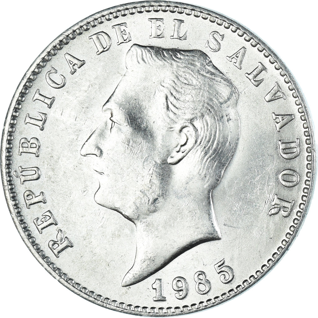 Moneta, El Salvador, 10 Centavos, 1985