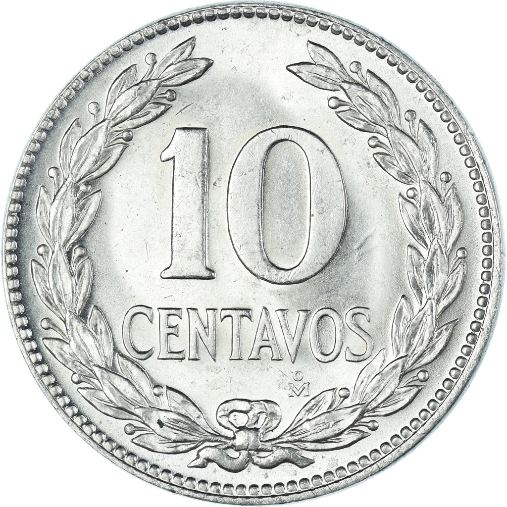 Moneta, El Salvador, 10 Centavos, 1985