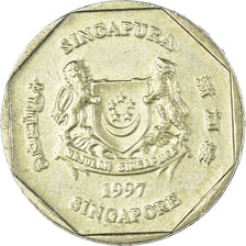 Coin, Singapore, Dollar, 1997
