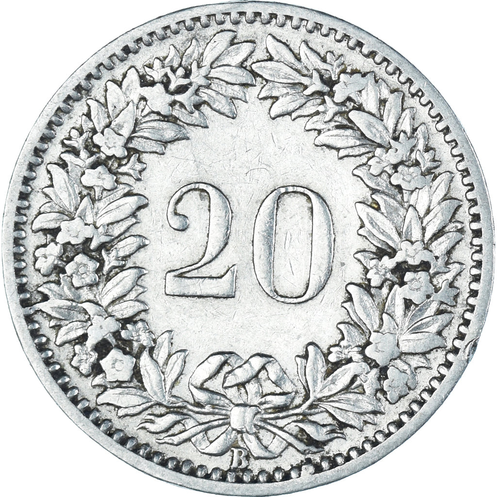 Moneta, Svizzera, 20 Francs, 1907
