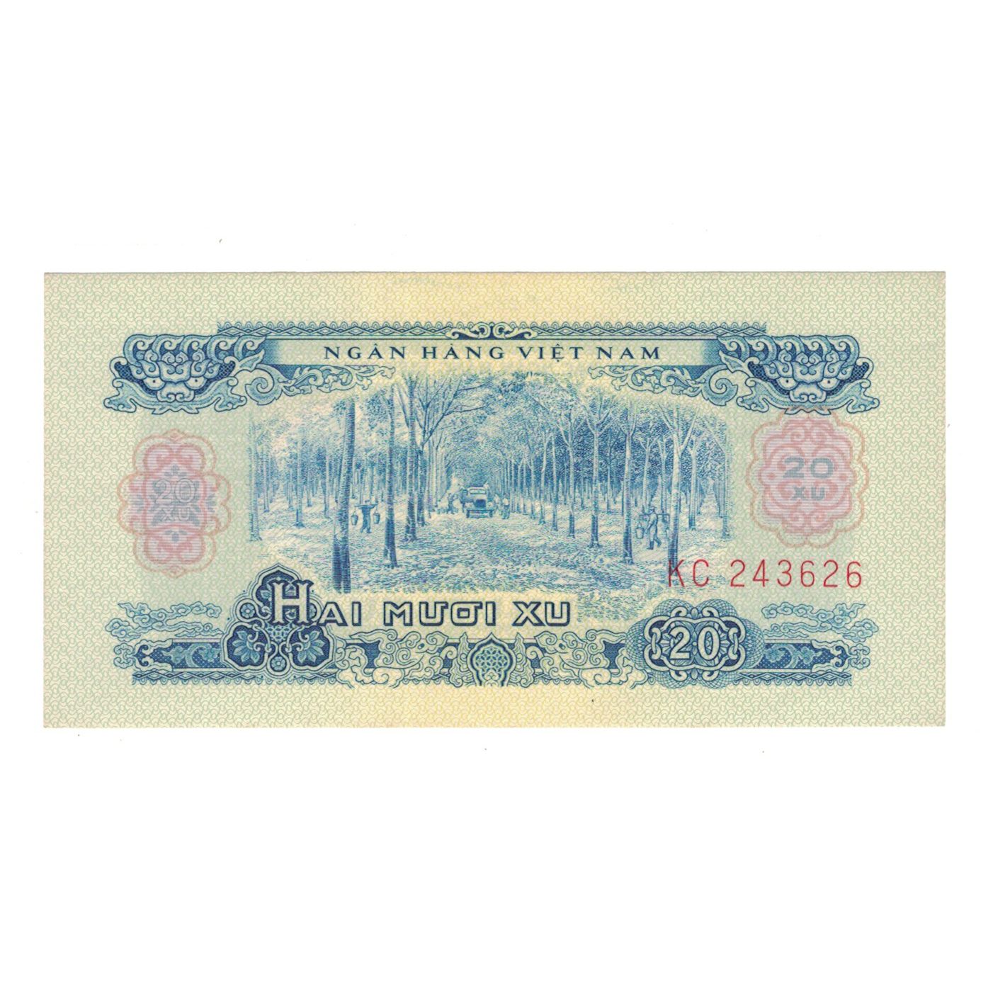 Banknote, South Viet Nam, 20 Xu, 1966, KM:38a, UNC(63)