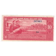 Geldschein, South Viet Nam, 10 D<ox>ng, Undated (1962), KM:5a, SS