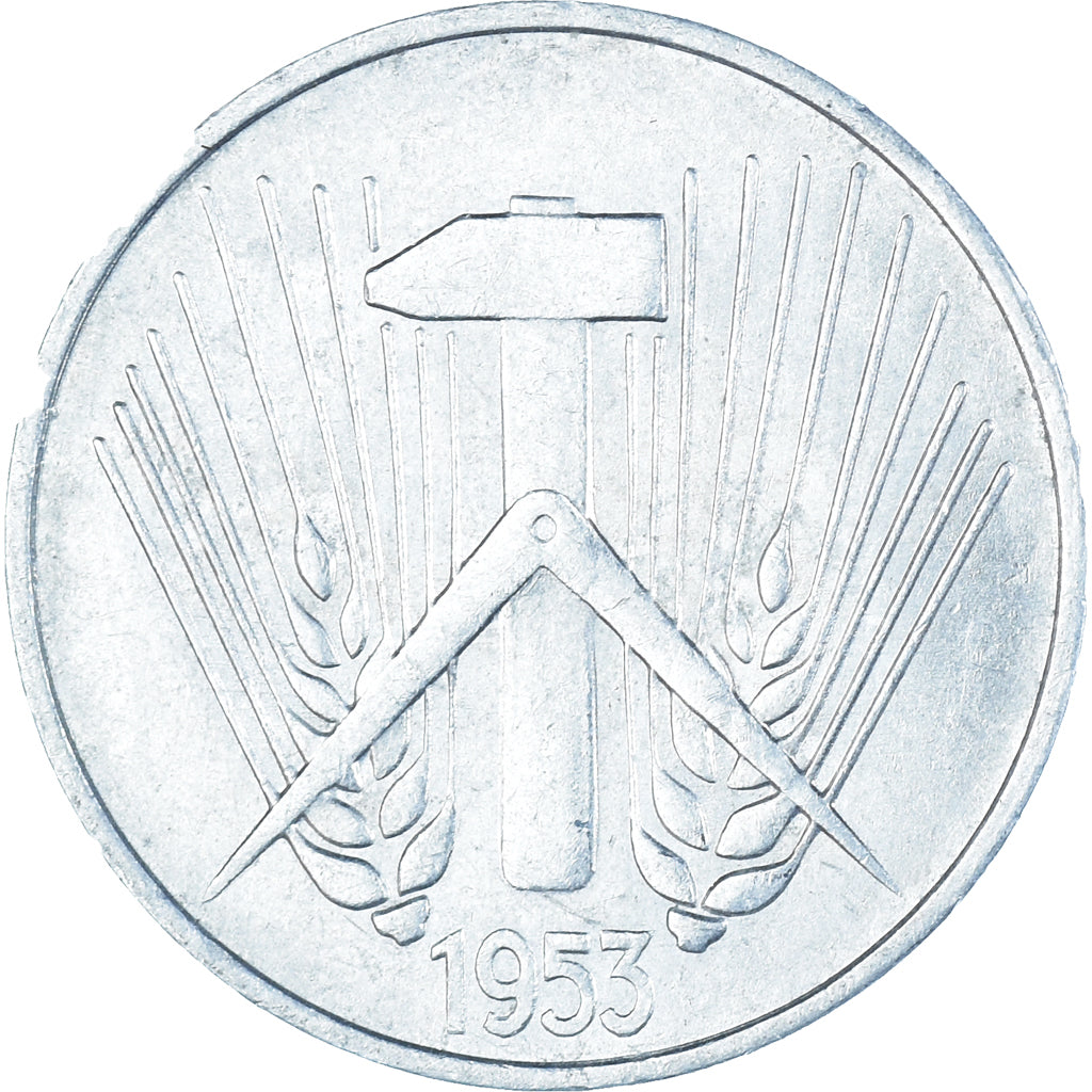 Münze, Deutschland, 10 Pfennig, 1953