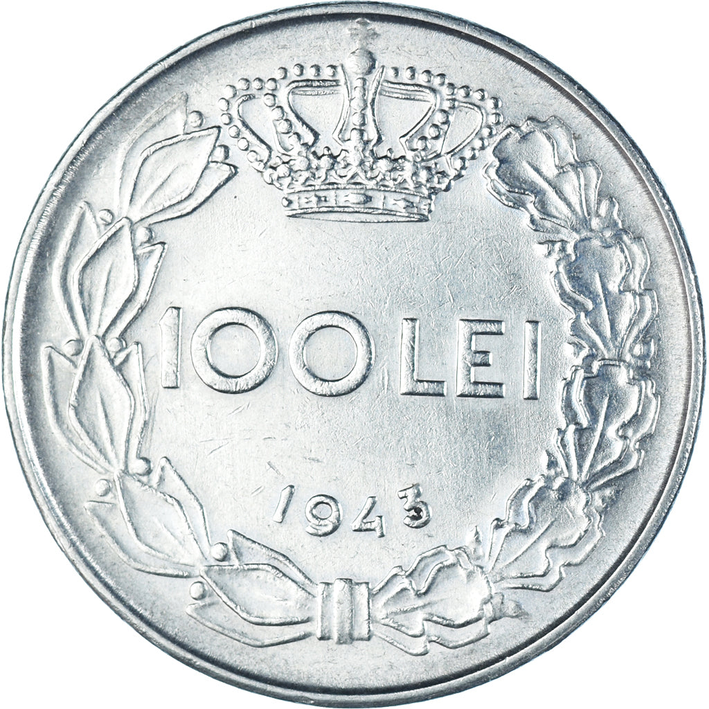 Monnaie, Roumanie, 100 Lei, 1943