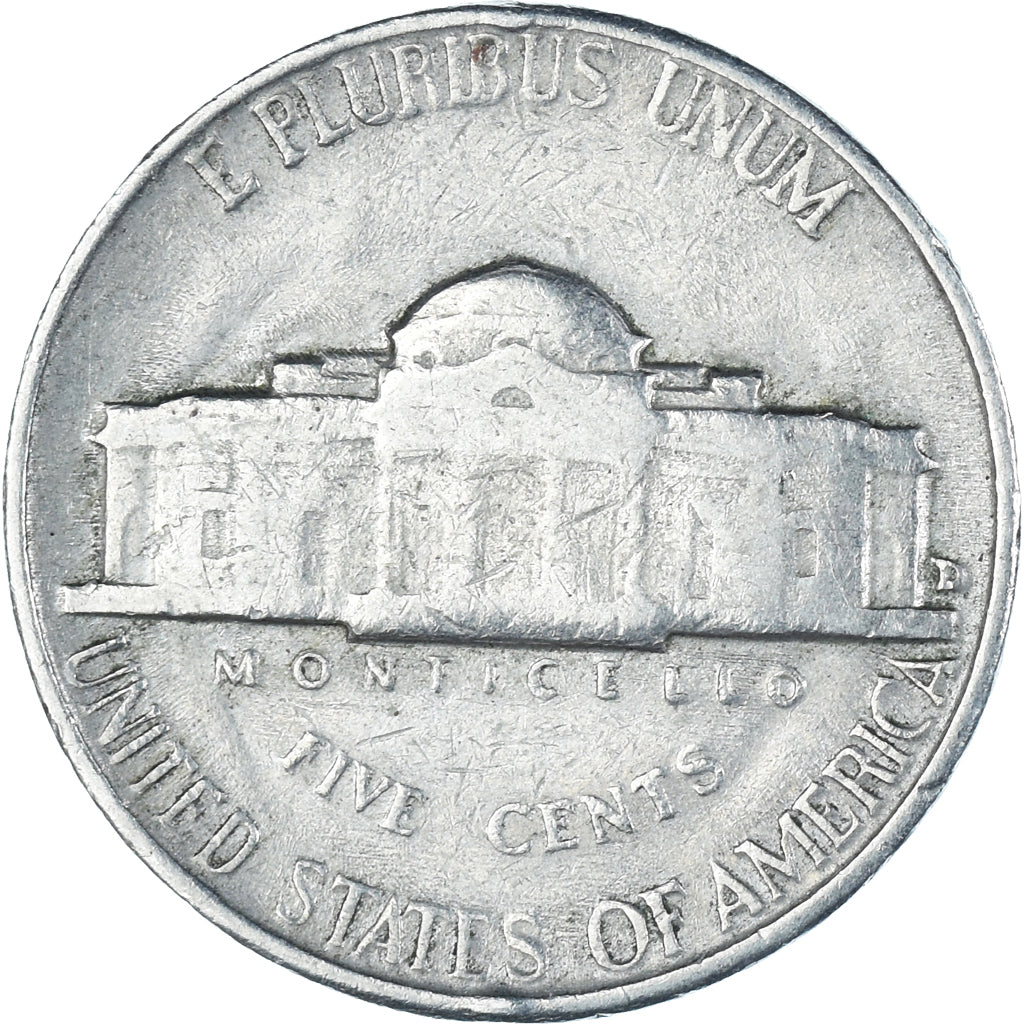 Moneda, Estados Unidos, 5 Cents, 1956
