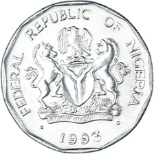 Coin, Nigeria, 50 Kobo, 1993