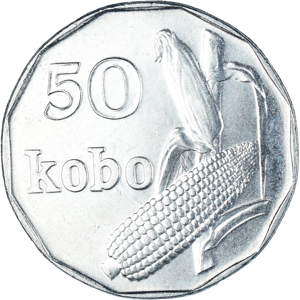 Coin, Nigeria, 50 Kobo, 1993
