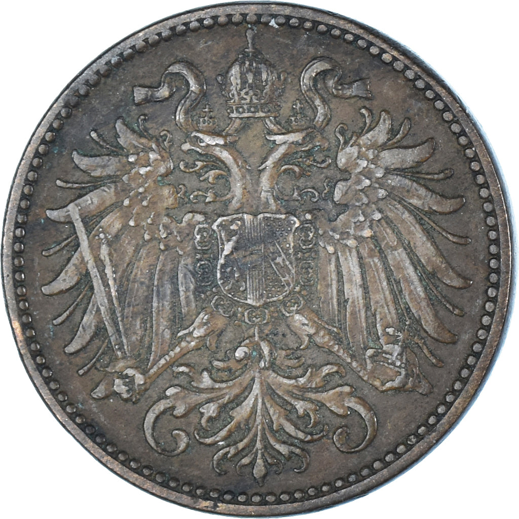Munten, Oostenrijk, 2 Heller, 1896