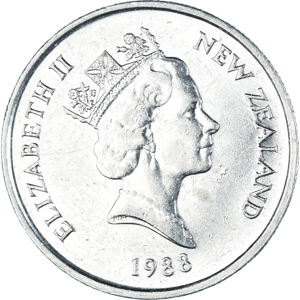 Moneta, Nowa Zelandia, 5 Cents, 1988
