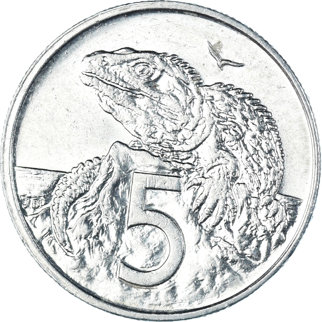 Moneta, Nowa Zelandia, 5 Cents, 1988