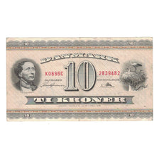 Banknote, Denmark, 10 Kroner, 1936, 1936-04-07, KM:44u, EF(40-45)