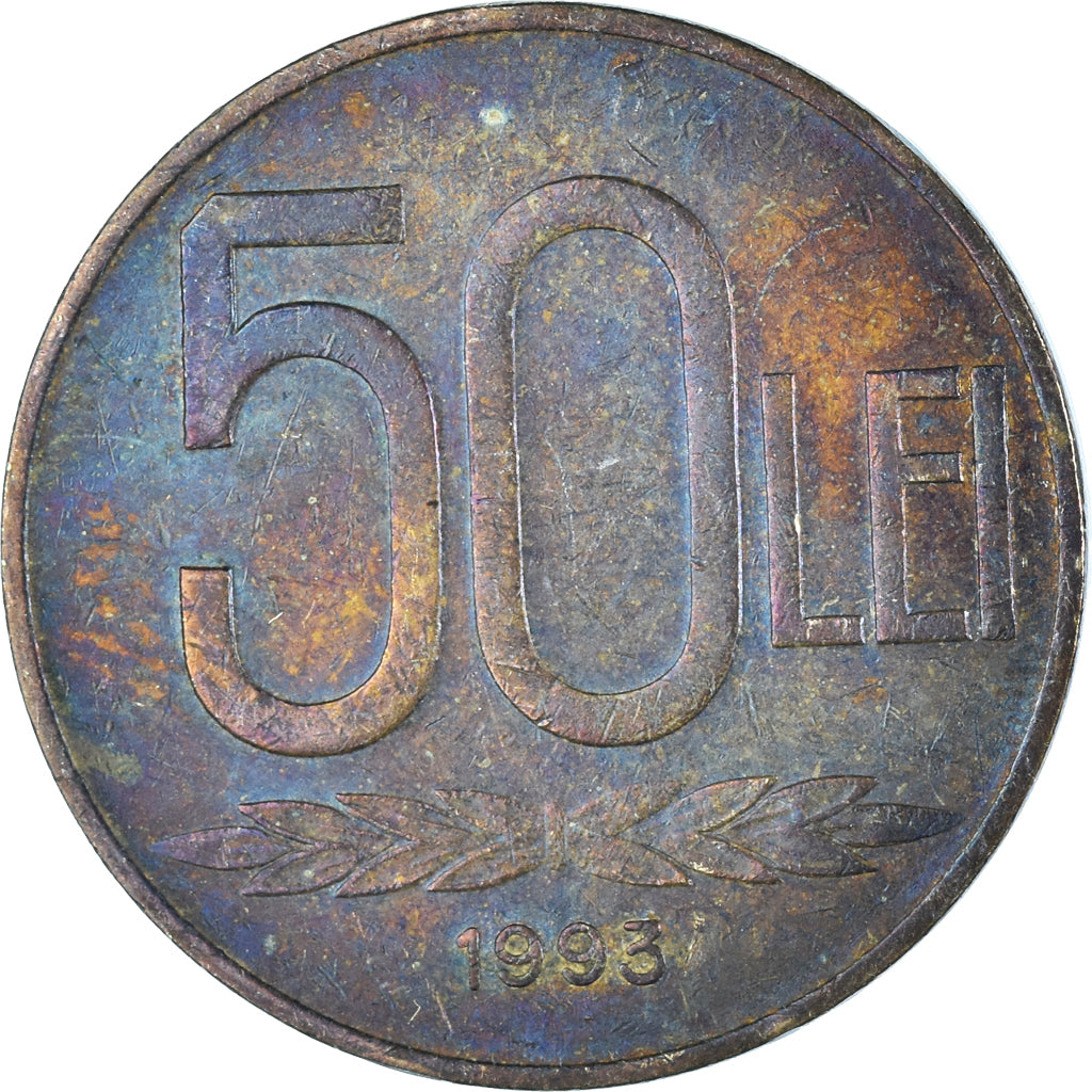 Monnaie, Roumanie, 50 Lei, 1993