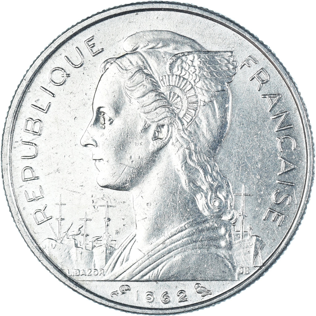 Münze, Réunion, 50 Francs, 1962