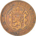Luxembourg, 10 Centimes, 1855, Paris, KM:23.2, Bronze