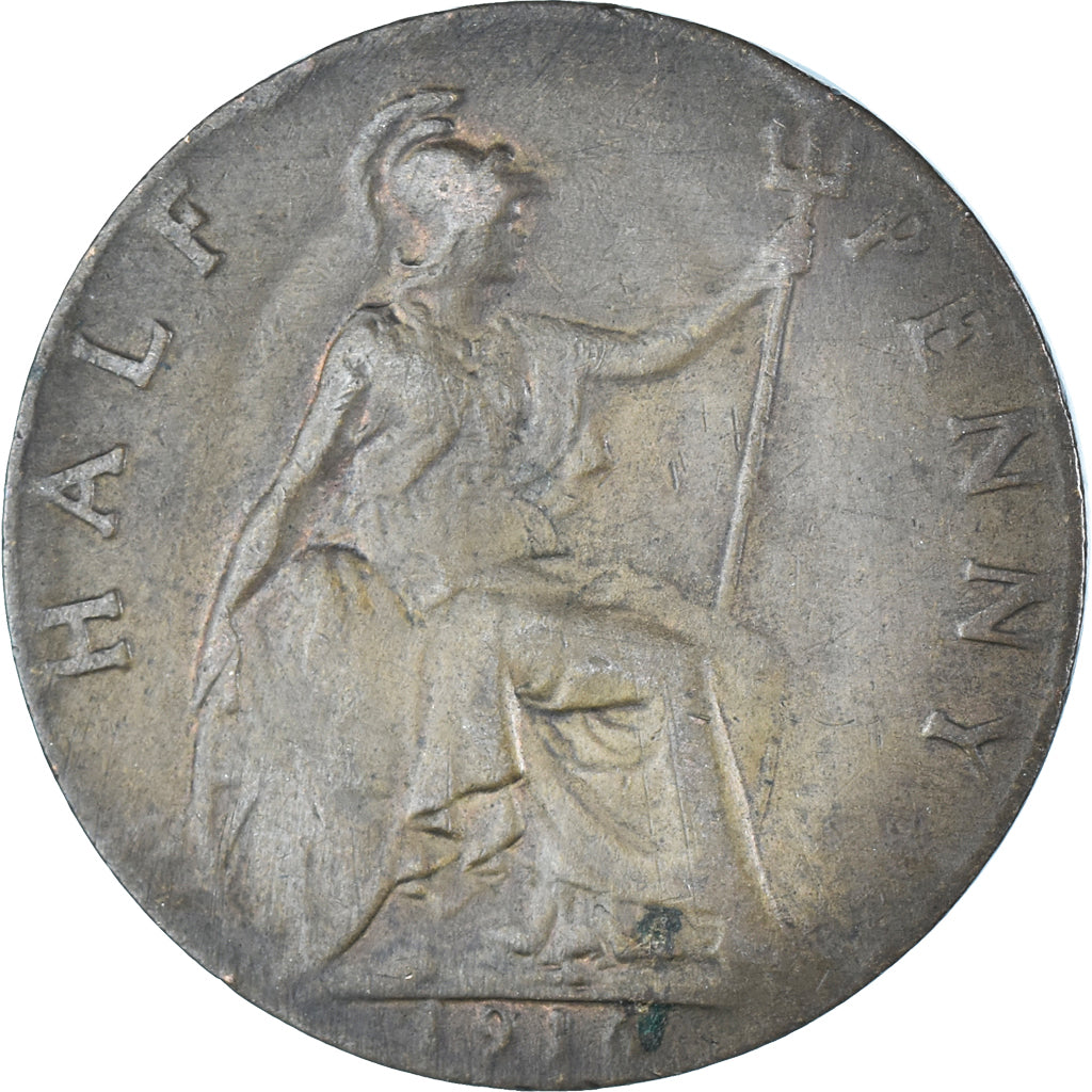 Coin, United Kingdom, 1/2 Penny, Undated