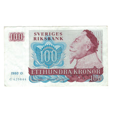 Banknote, Sweden, 100 Kronor, 1980, KM:54c, AU(50-53)