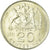 Coin, Chile, 20 Centesimos, 1971