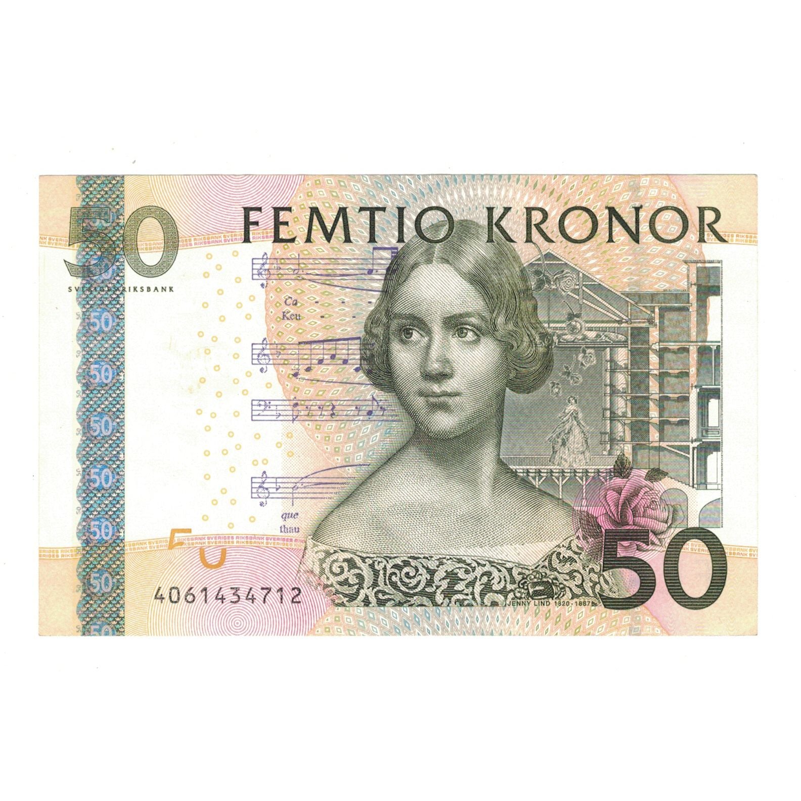 Banknote, Sweden, 50 Kronor, KM:64a, AU(50-53)