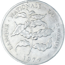 Monnaie, Rwanda, 10 Francs, 1974