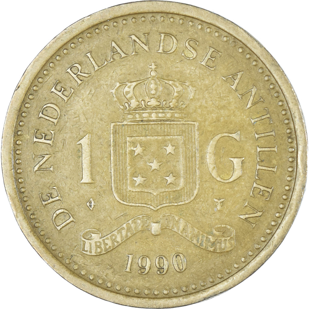 Monnaie, Antilles néerlandaises, Gulden, 1990