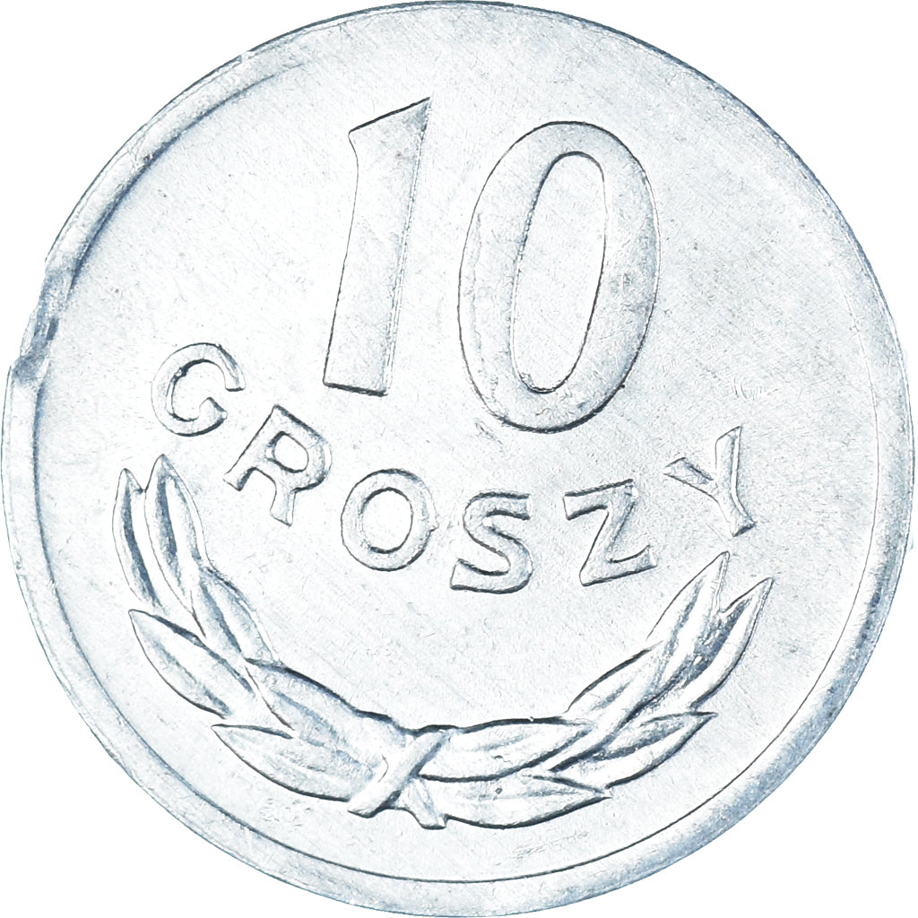 Moneta, Polonia, 10 Groszy, 1980