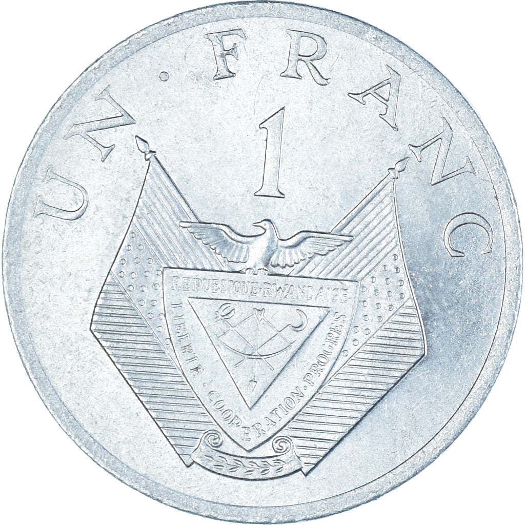 Munten, Rwanda, Franc, 1977