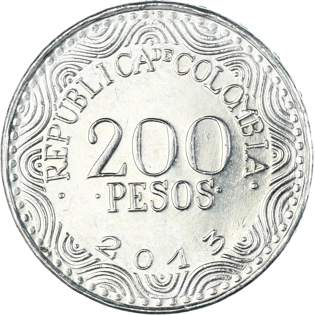 Monnaie, Colombie, 200 Pesos, 2013