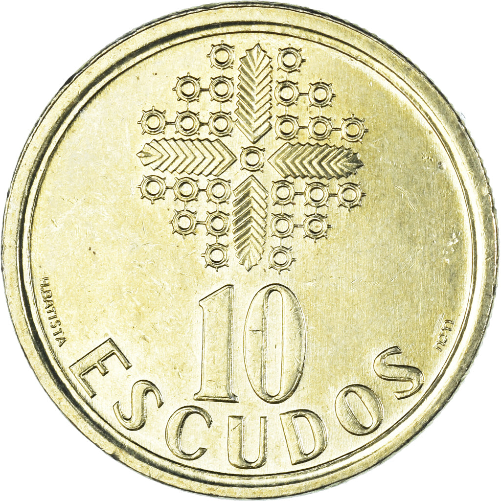 Coin, Portugal, 10 Escudos, 2000