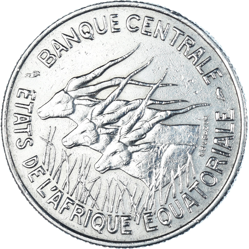 Coin, Equatorial Africa, 100 Francs, 1966
