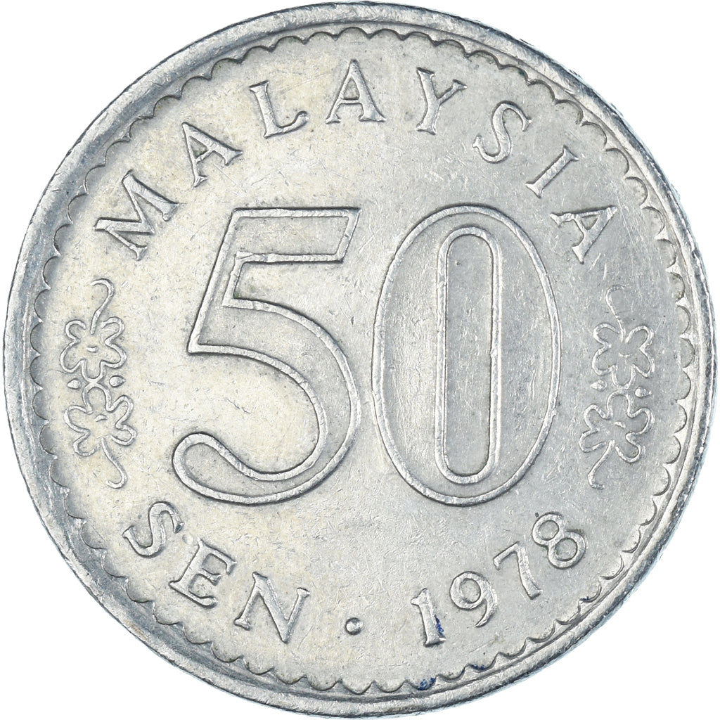 Moneta, Malesia, 50 Sen, 1978