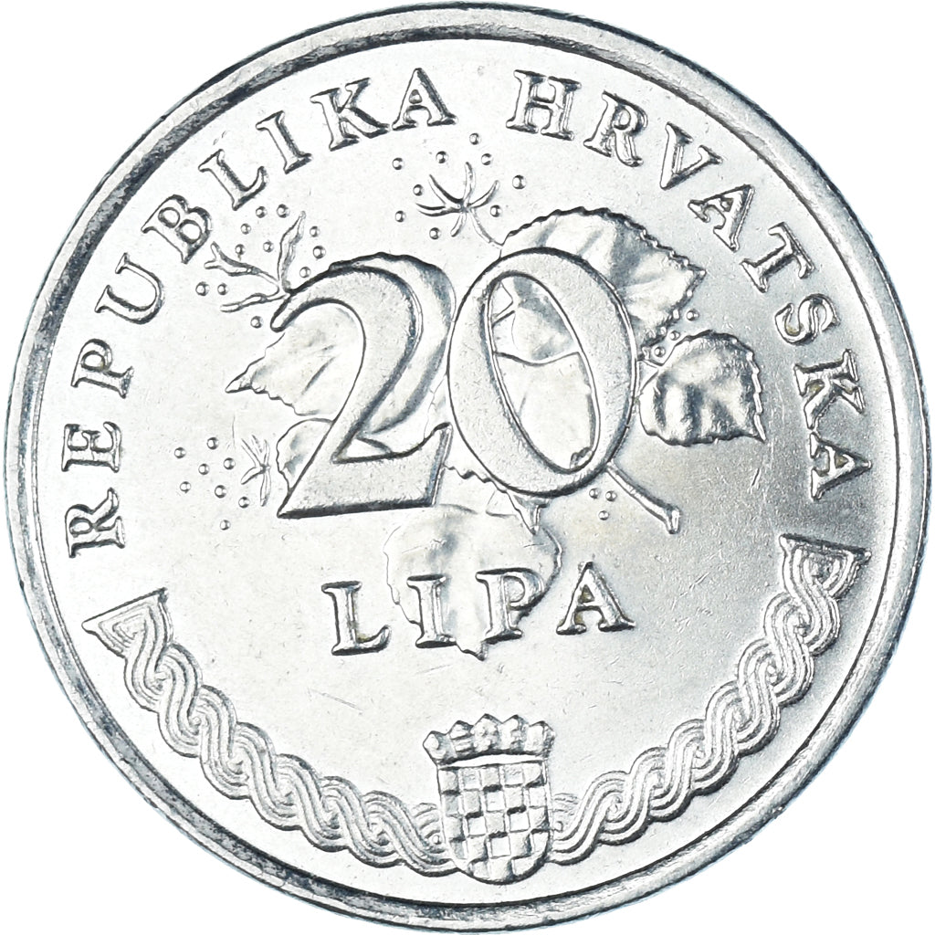Munten, Kroatië, 20 Lipa, 2002
