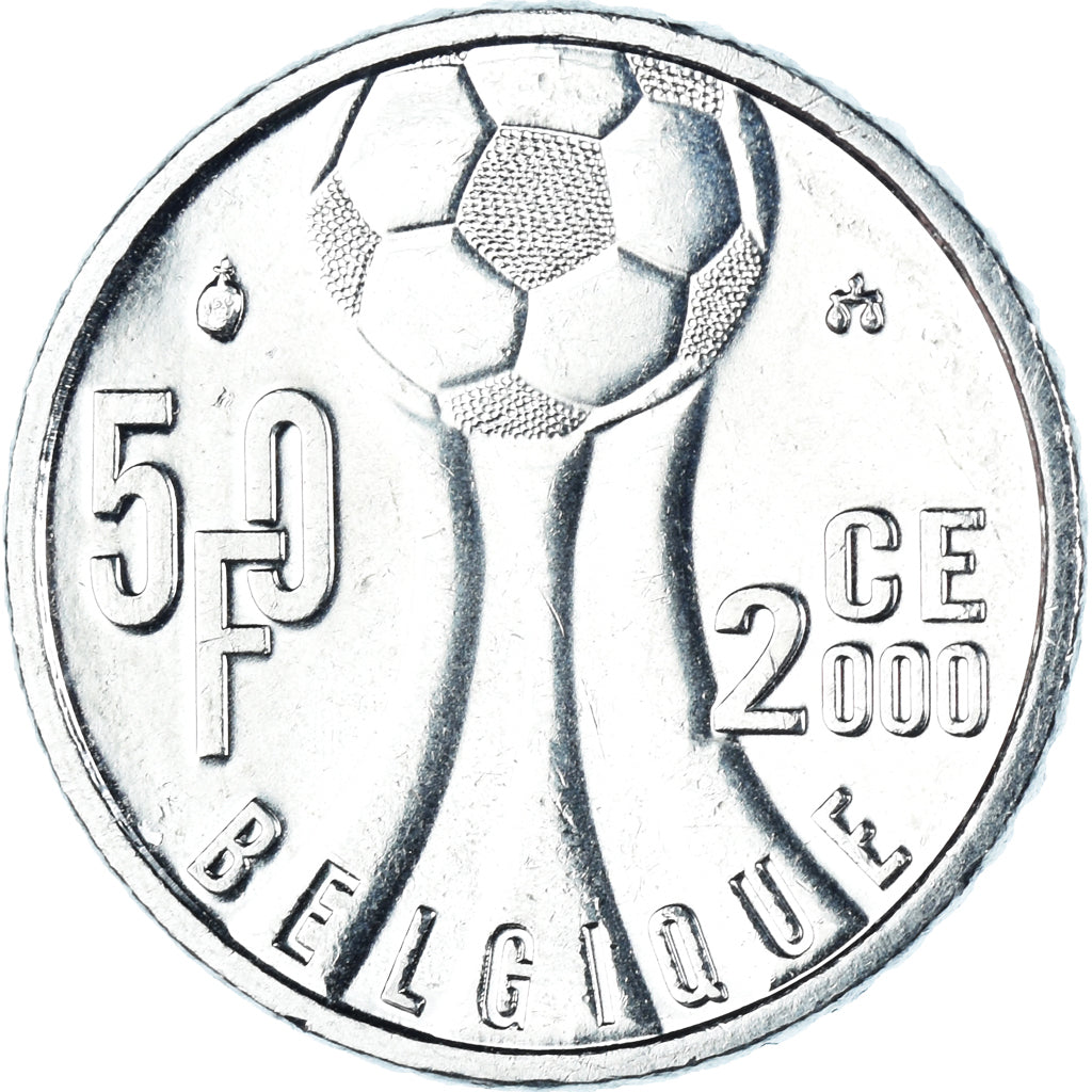 Moneta, Belgio, 50 Francs, 50 Frank, 2000