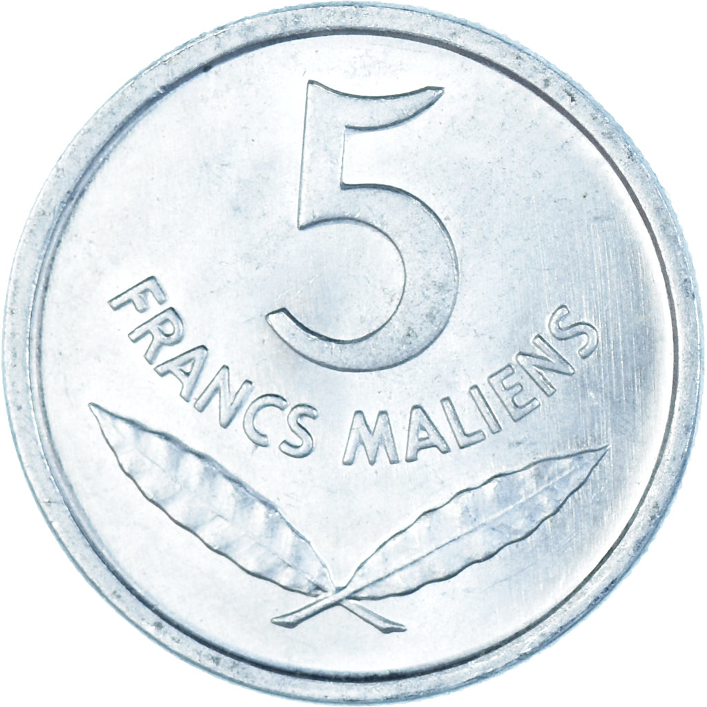 Monnaie, Mali, 5 Francs, 1961
