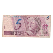 Banknote, Brazil, 5 Reais, Undated (1997- ), KM:244Ae, VF(20-25)