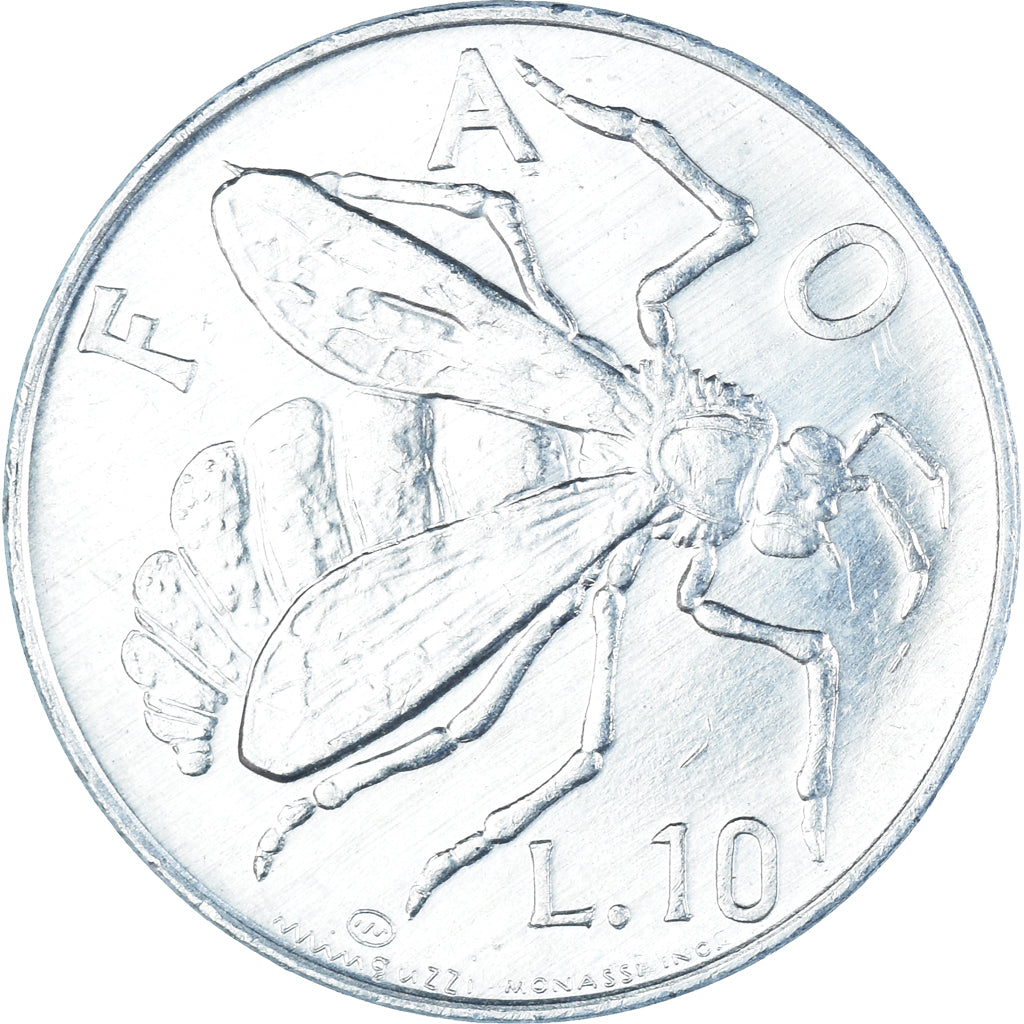 Munten, San Marino, 10 Lire, 1974