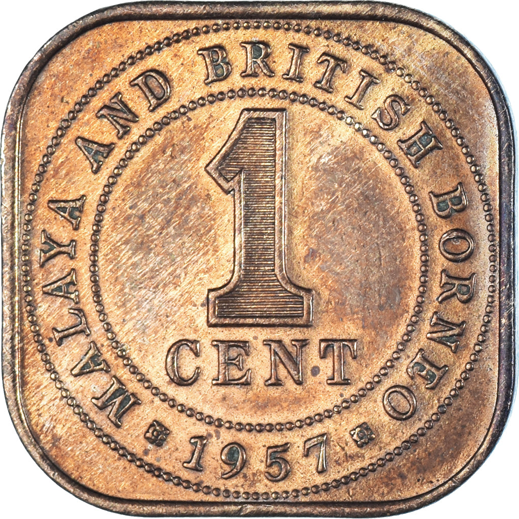 Moneta, Malesia & Borneo britannico, Cent, 1957