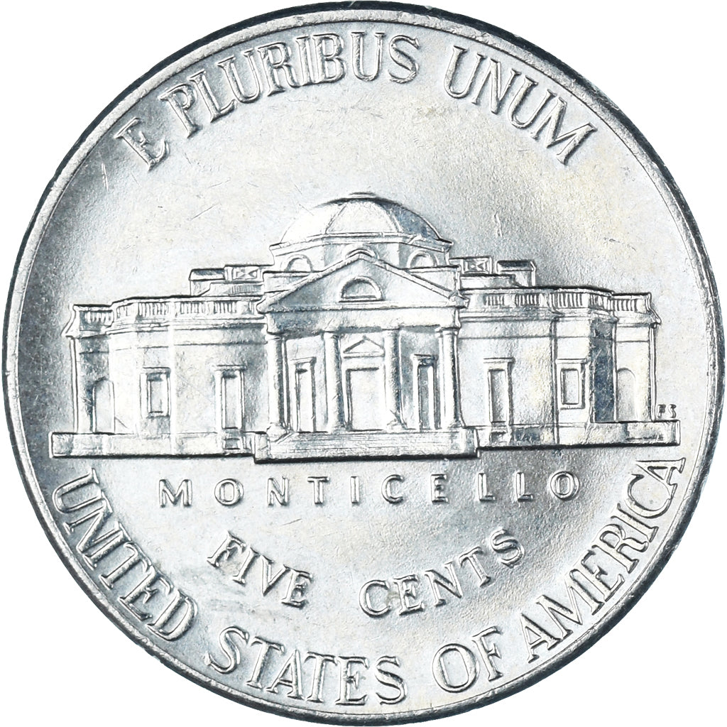 Moeda, Estados Unidos da América, 5 Cents, 2008
