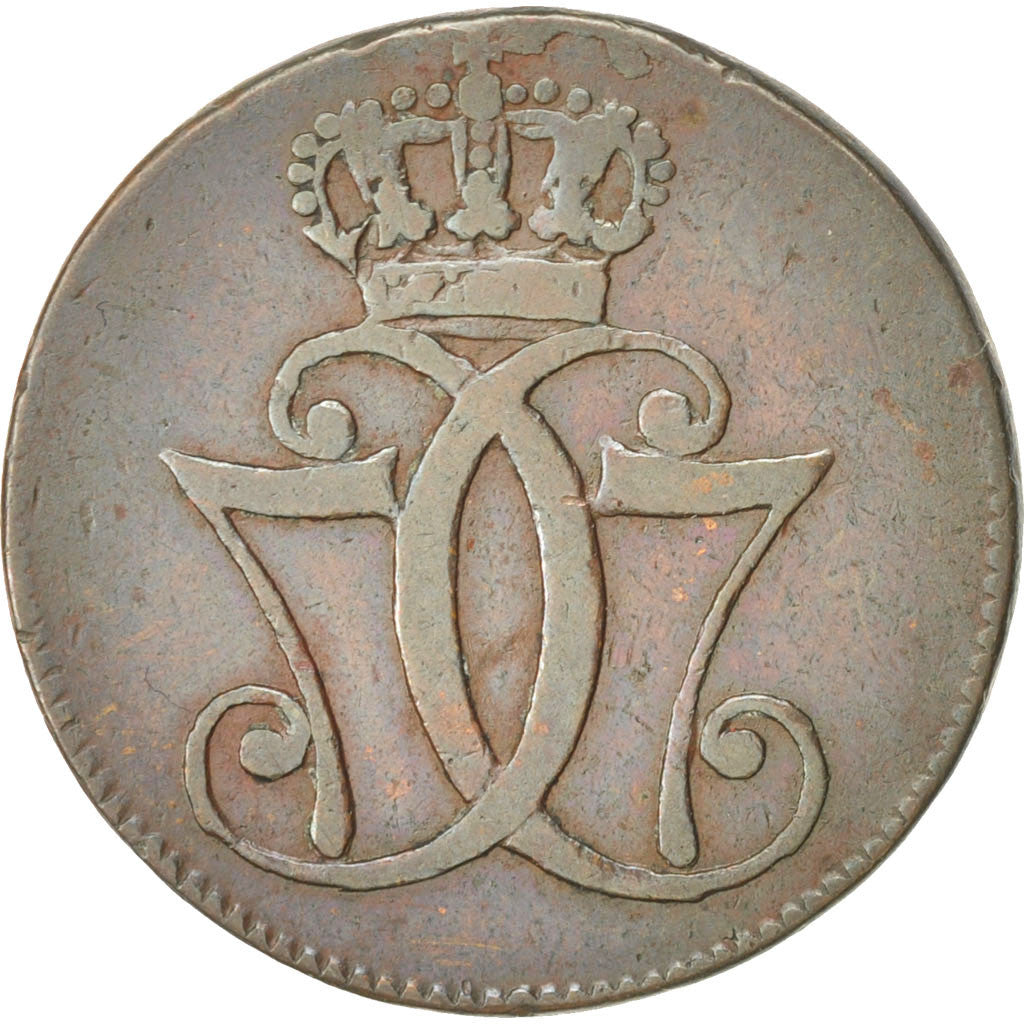 Norway, Skilling, 1771, Kongsberg, KM:245a, EF(40-45), Copper