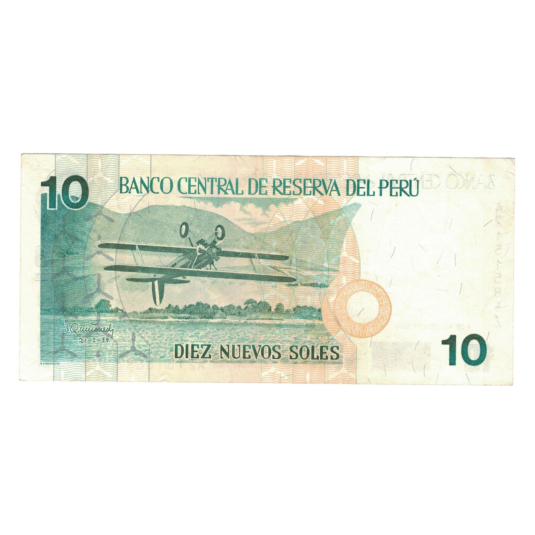 Banknote, Peru, 10 Nuevos Soles, 1998, 1998-08-06, KM:166, EF(40-45)