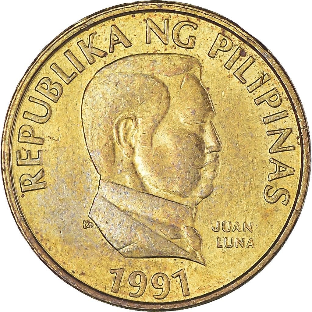 Coin, Philippines, 25 Sentimos, 1991