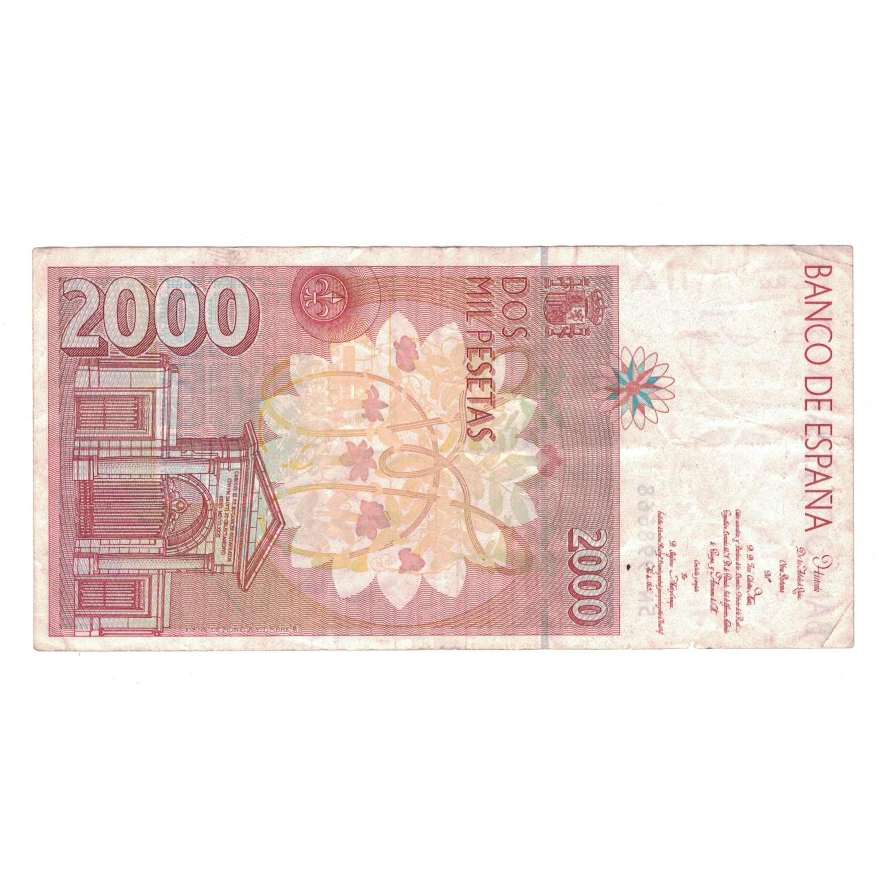 Billet, Espagne, 2000 Pesetas, 1992, 1992-04-24, KM:162, TTB