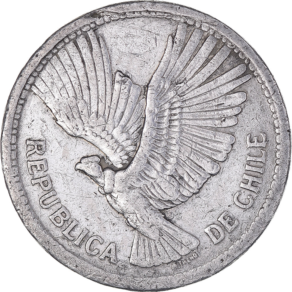 Monnaie, Chili, 10 Pesos, 1956