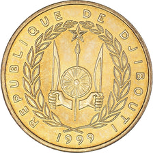 Moeda, Djibuti, 10 Francs, 1999