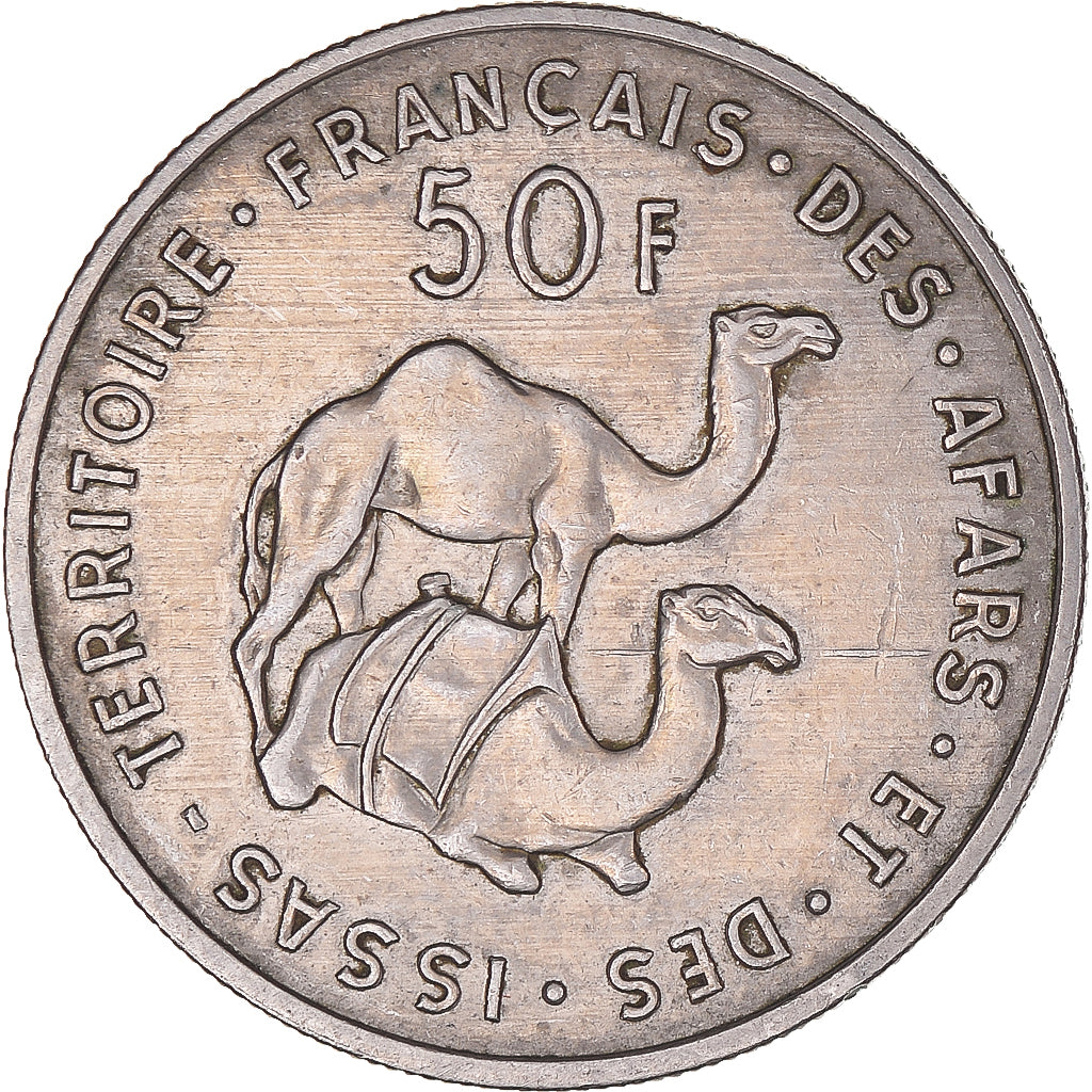 Coin, FRENCH AFARS & ISSAS, 50 Francs, 1970