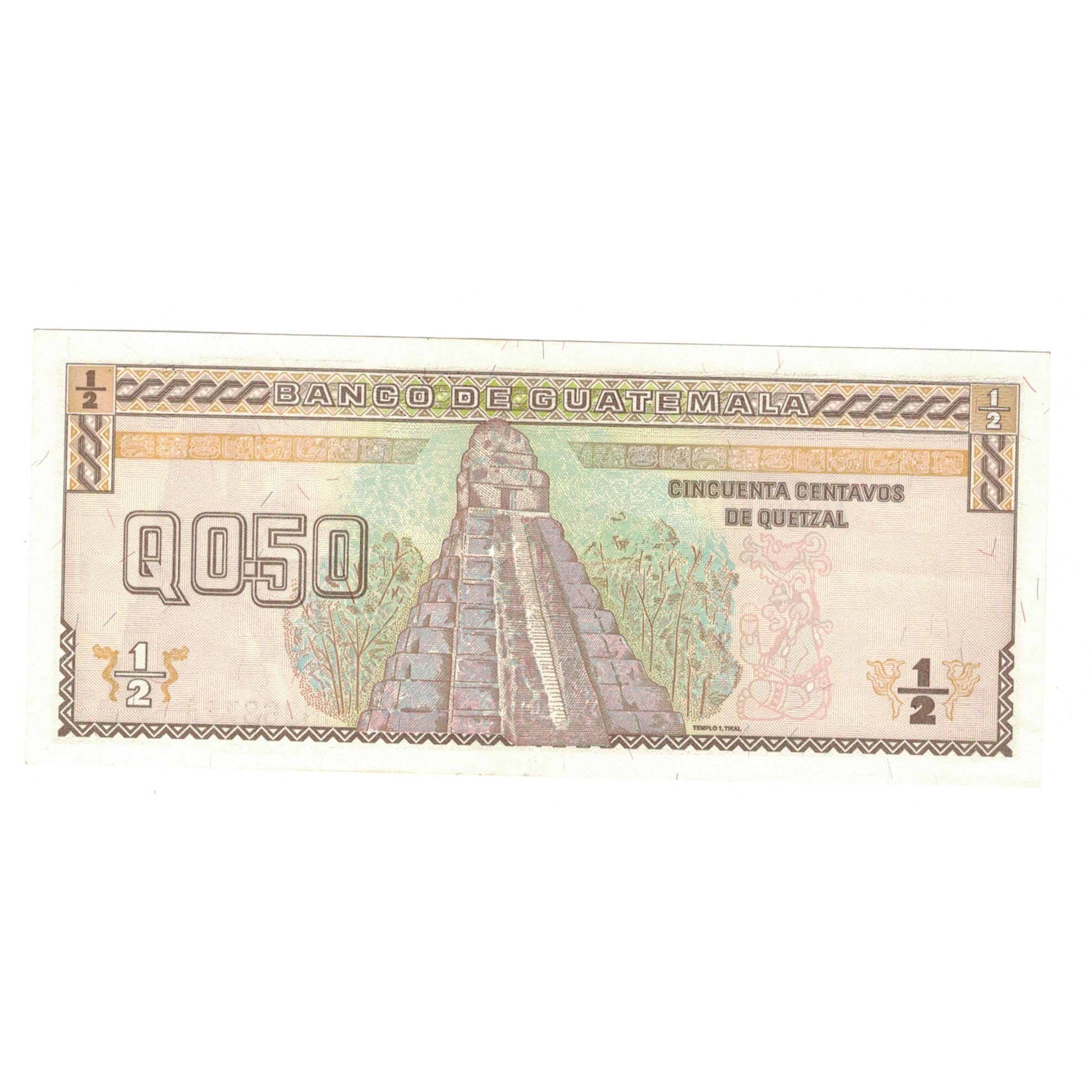 Billet, Guatemala, 1/2 Quetzal, 1998, 1998-01-09, KM:98, TTB+