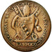 Monnaie, États italiens, PAPAL STATES, Pius VII, Baiocco, 1801, TB+, Cuivre